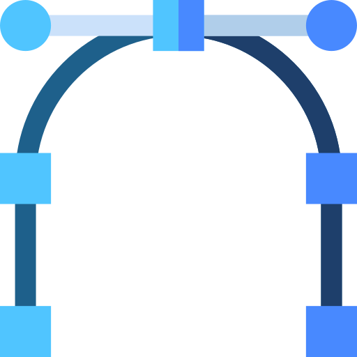 knooppunten Basic Straight Flat icoon