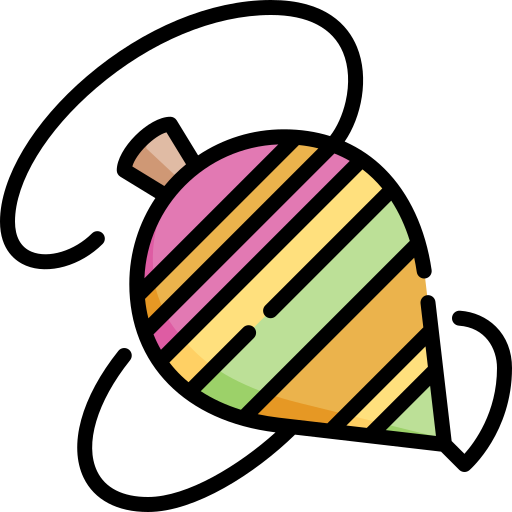 Spinning top Special Lineal color icon