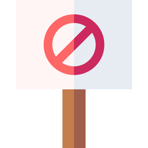 protesta Basic Straight Flat icono