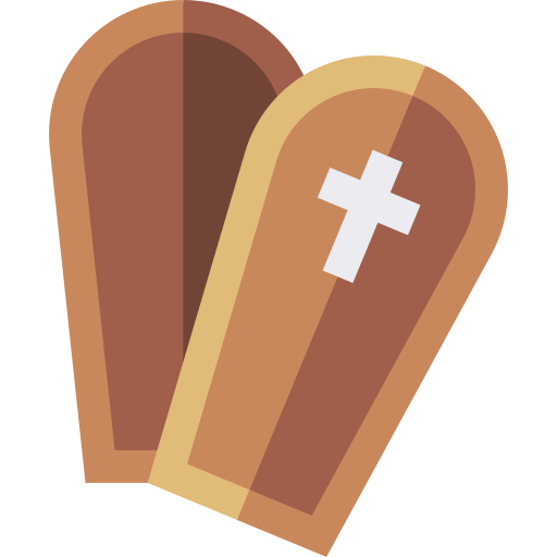 Coffin Basic Straight Flat icon