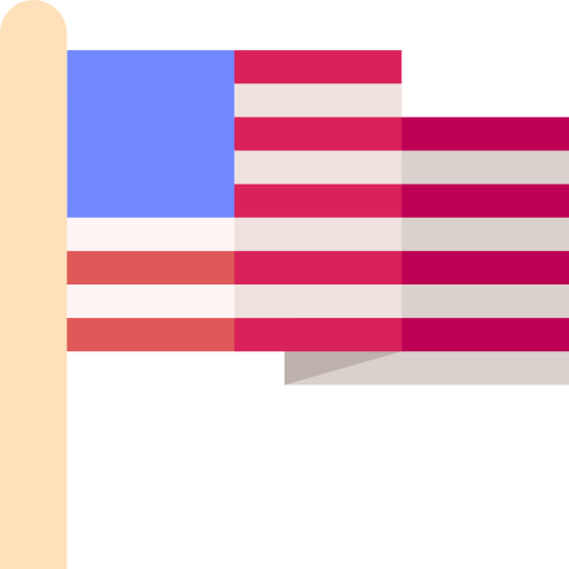bandera Basic Straight Flat icono