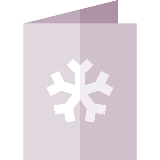 postkarte Basic Straight Flat icon