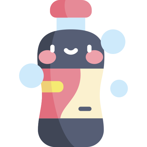 soda flasche Kawaii Flat icon