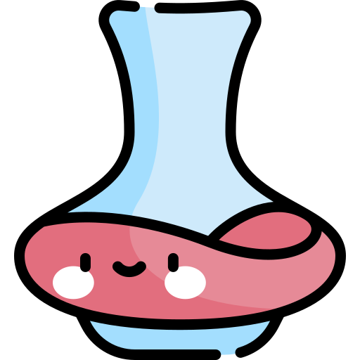 Decanter Kawaii Lineal color icon