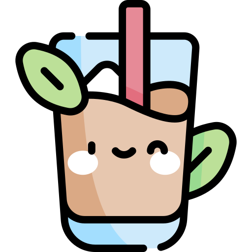 Ice Tea Kawaii Lineal color icon