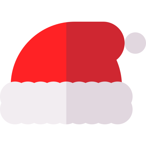 sombrero de santa Basic Straight Flat icono