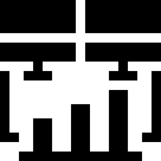 statistiche Basic Straight Filled icona