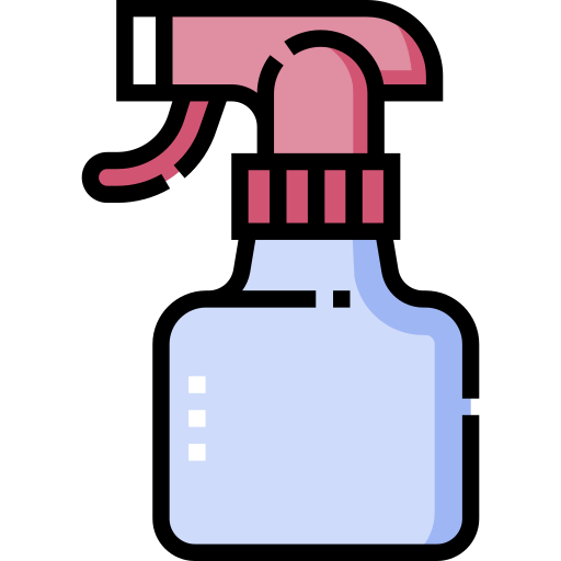 Hair spray Detailed Straight Lineal color icon
