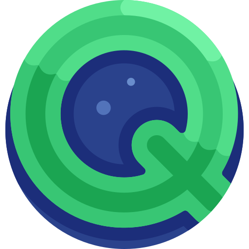 q Detailed Flat Circular Flat icon