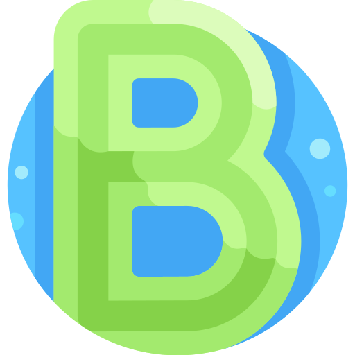 b Detailed Flat Circular Flat icon