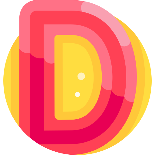 d Detailed Flat Circular Flat icon