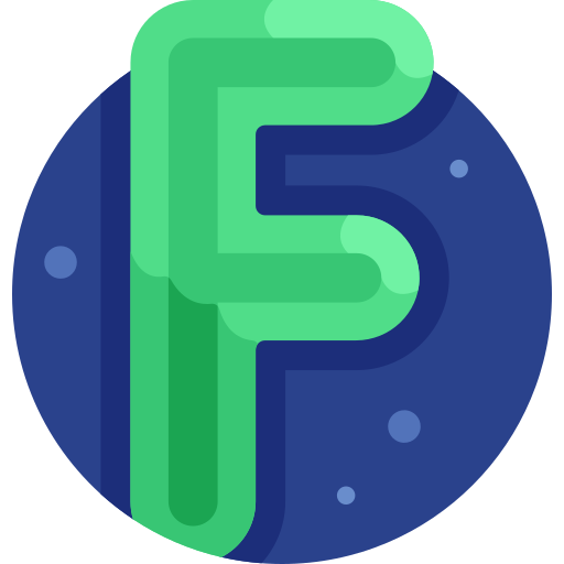 f Detailed Flat Circular Flat icon