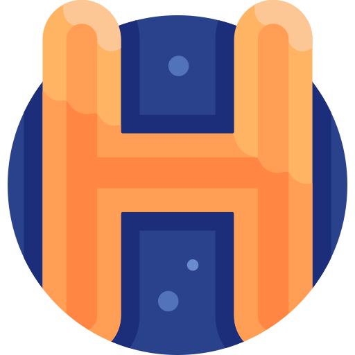 H Detailed Flat Circular Flat icon