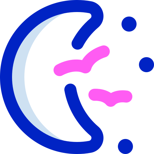 月 Super Basic Orbit Color icon