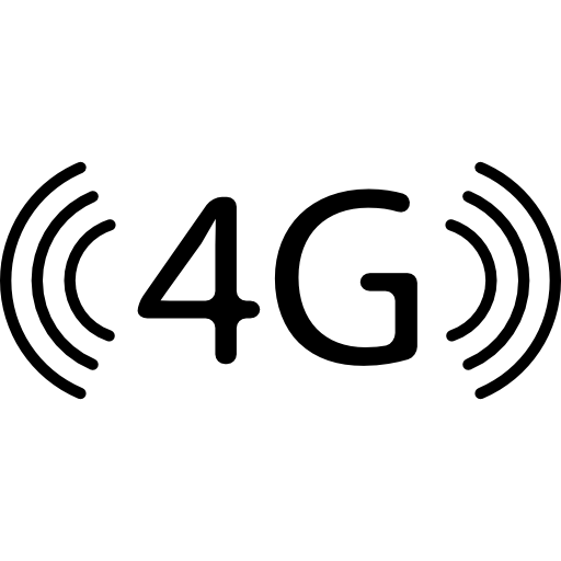 simbolo della tecnologia 4g  icona