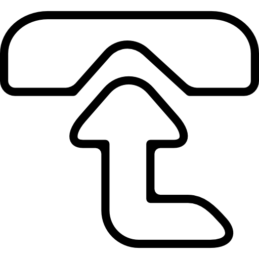 他の形状を指す上矢印のアウトライン  icon