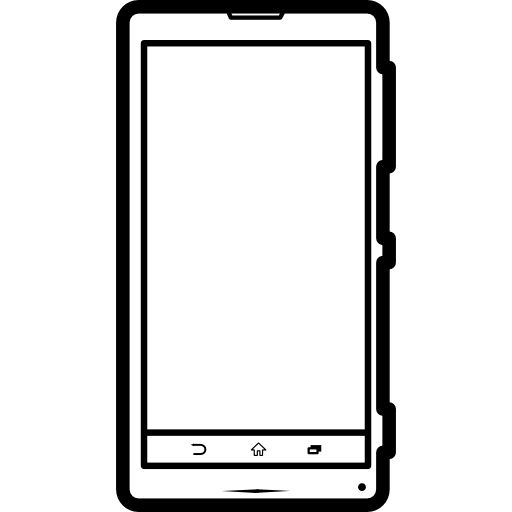 teléfono móvil del modelo popular sony xperia zl  icono