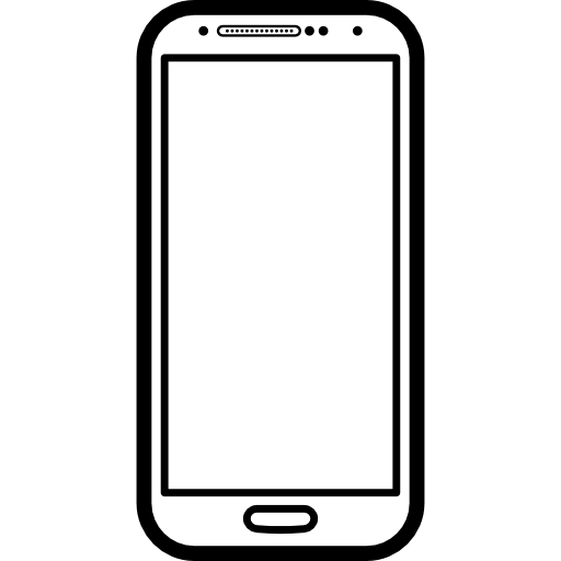 modelo popular de teléfono móvil samsung galaxy s4  icono