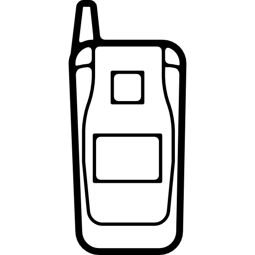 Mobile phone back with a hanging tool  icon