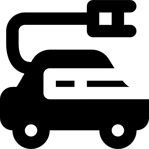 Electric car Basic Black Solid icon