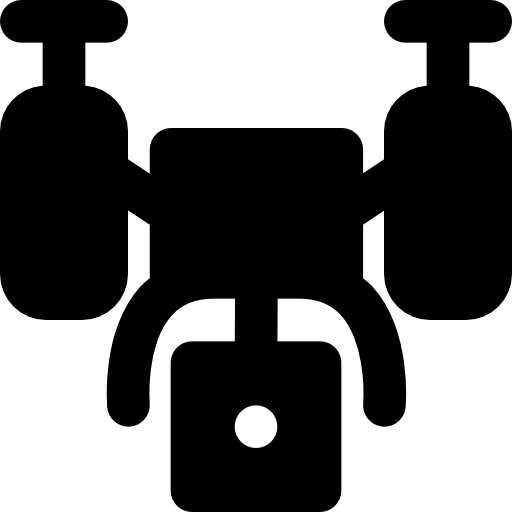 drohne Basic Black Solid icon