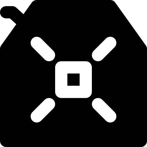 kanister Basic Black Solid icon