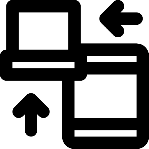 dispositivi Basic Black Outline icona