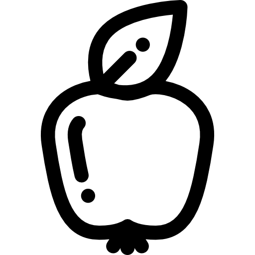 りんご Detailed Rounded Lineal icon