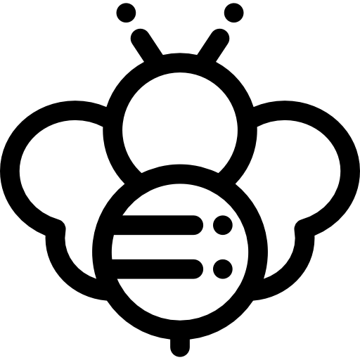 pszczoła Detailed Rounded Lineal ikona