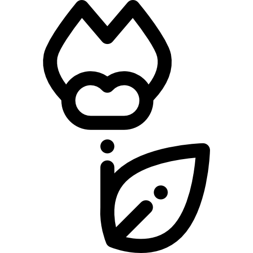 花 Detailed Rounded Lineal icon