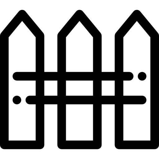 울타리 Detailed Rounded Lineal icon