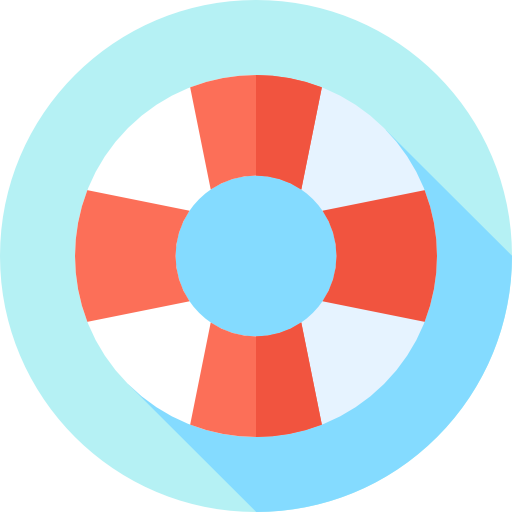 ratownik Flat Circular Flat ikona