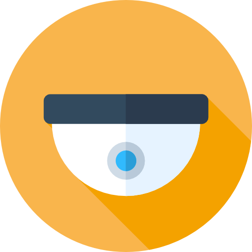 webcam Flat Circular Flat icon