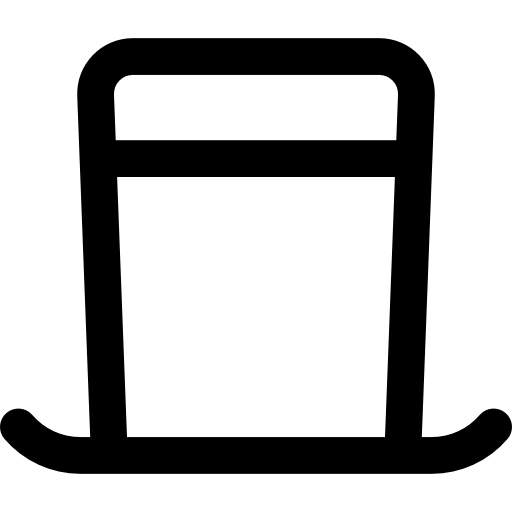 Top hat Basic Rounded Lineal icon