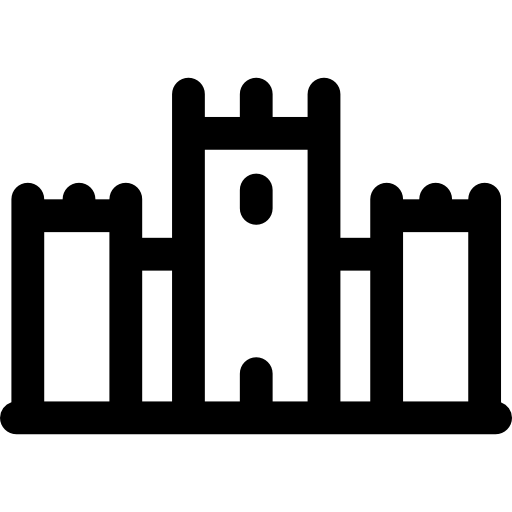 Замок Basic Rounded Lineal иконка