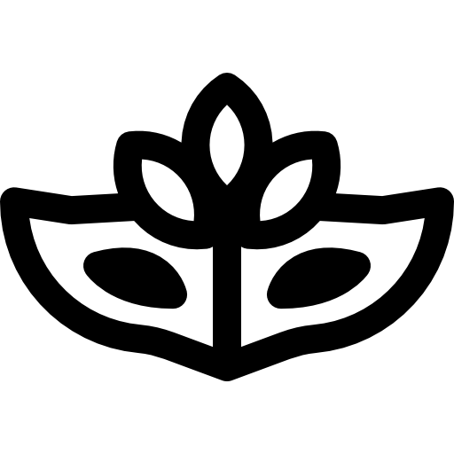 maschera Basic Rounded Lineal icona