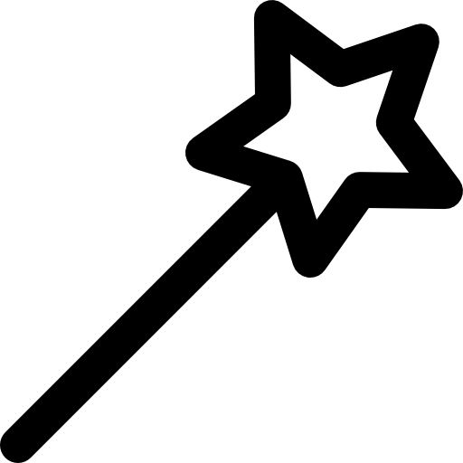 魔法の杖 Basic Rounded Lineal icon