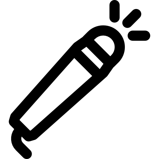 마이크로폰 Basic Rounded Lineal icon