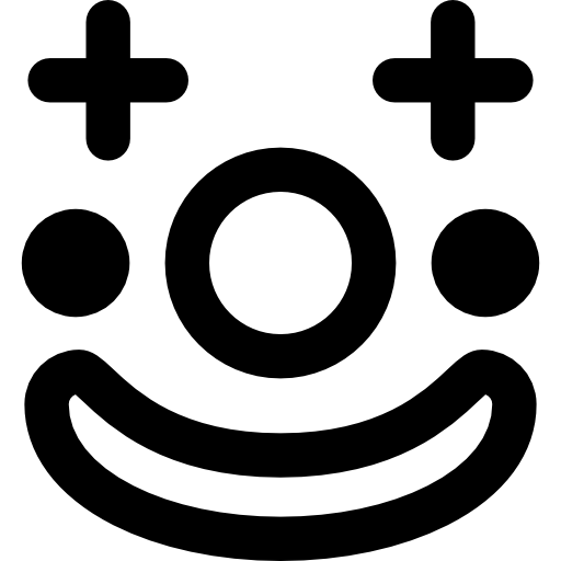 Клоун Basic Rounded Lineal иконка