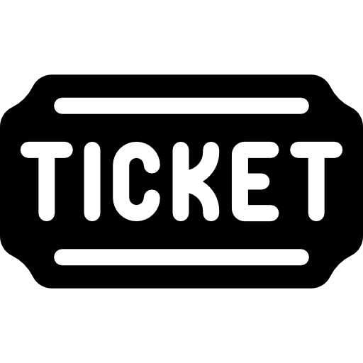 チケット Basic Rounded Filled icon