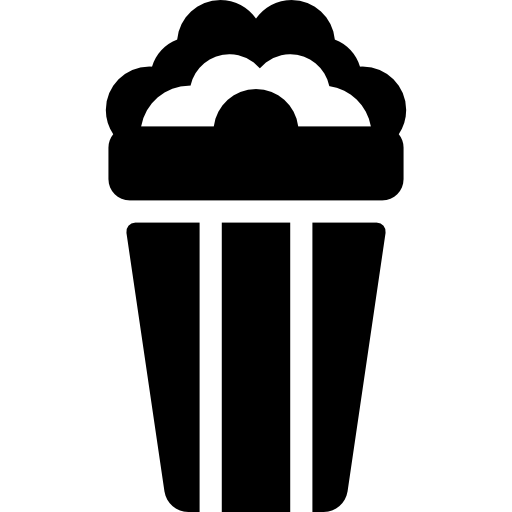 Popcorn Basic Rounded Filled icon