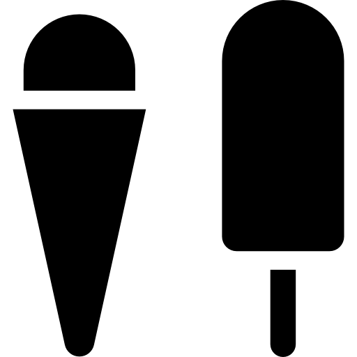 Ice cream Basic Rounded Filled icon