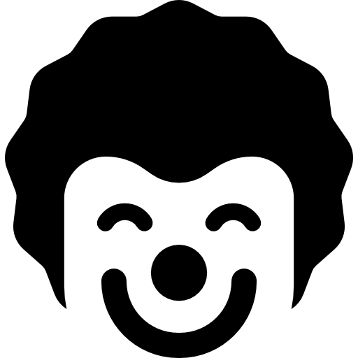clown Basic Rounded Filled icon