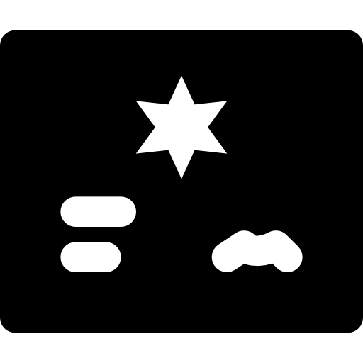 Diploma Basic Black Solid icon