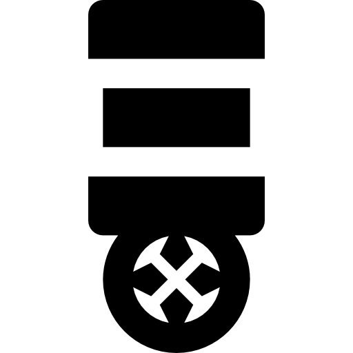 Medal Basic Black Solid icon