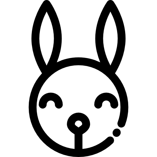 Rabbit Detailed Rounded Lineal icon