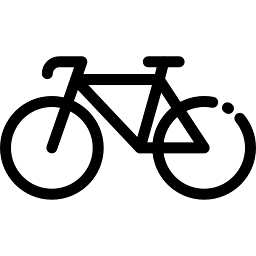 Bicycle Detailed Rounded Lineal color icon
