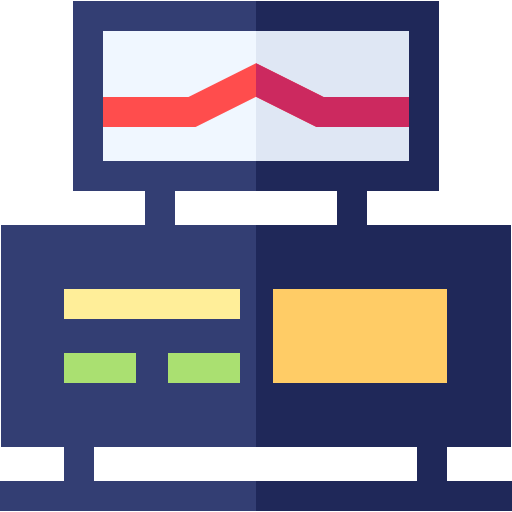 コントロールパネル Basic Straight Flat icon