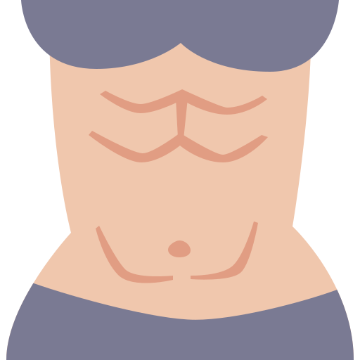 abs Cartoon Flat icon