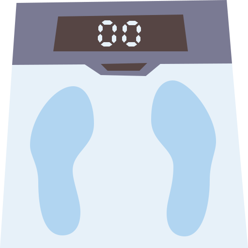 Weight scale Cartoon Flat icon